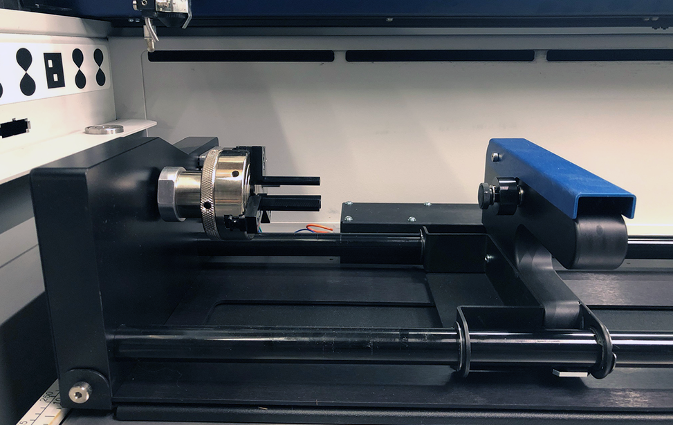 Three-Jaw Rotary Chuck for Laser Engraving Round Objects