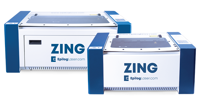 Zing Laser machines 24 and 16 sizes